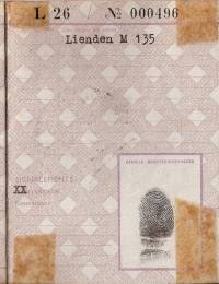 Persoonsbewijs 1941 - Heintje Bijl
